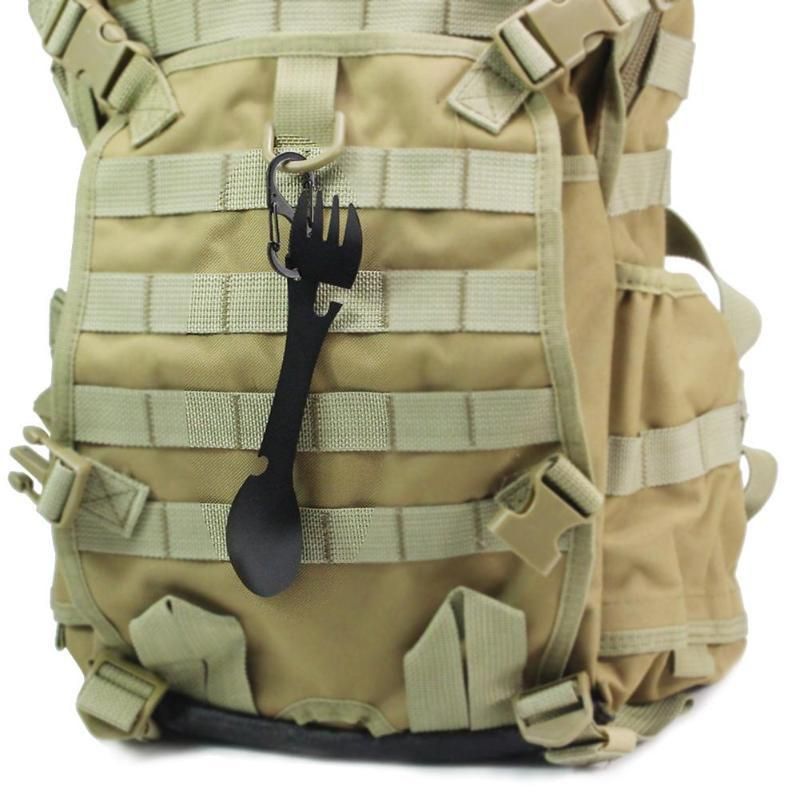 CUITOCHETTE 6-en-1 - Outil de survie multifonctionnel pour le camping et les activités de plein air. fonction attache sac a dos