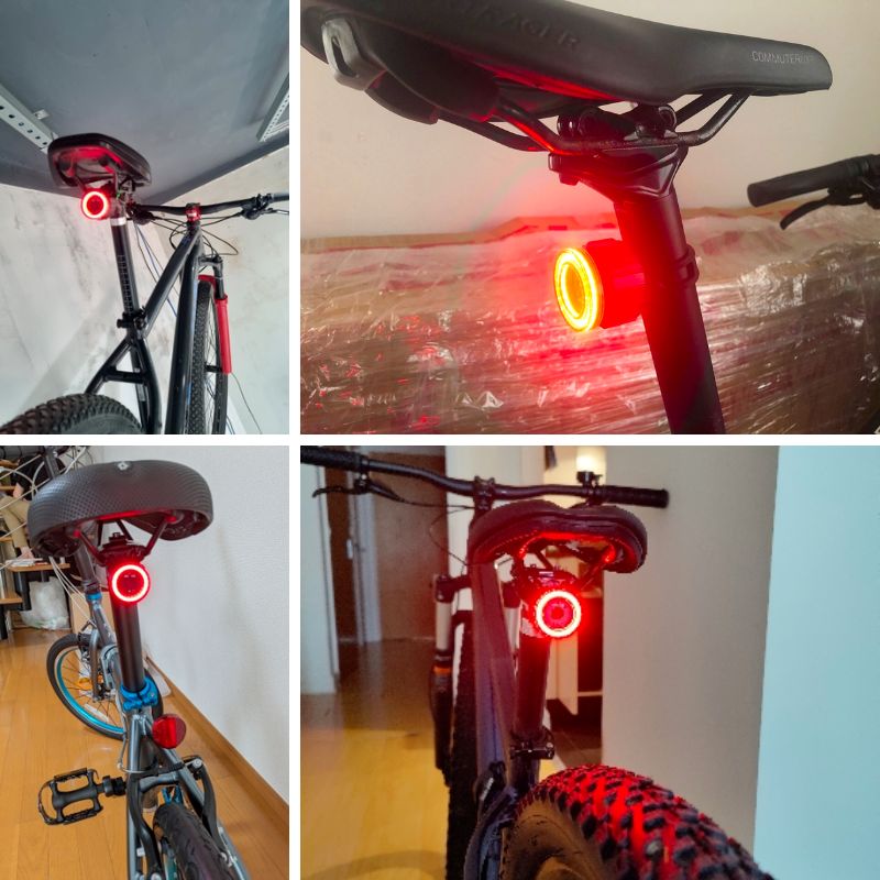 Feu arrière de vélo intelligent offrant une visibilité optimale, une autonomie prolongée et une technologie avancée pour une sécurité maximale sur la route.
