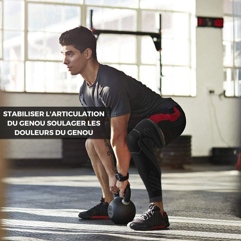 Genouillère de Compression pour le Sport - Soutien et Confort.