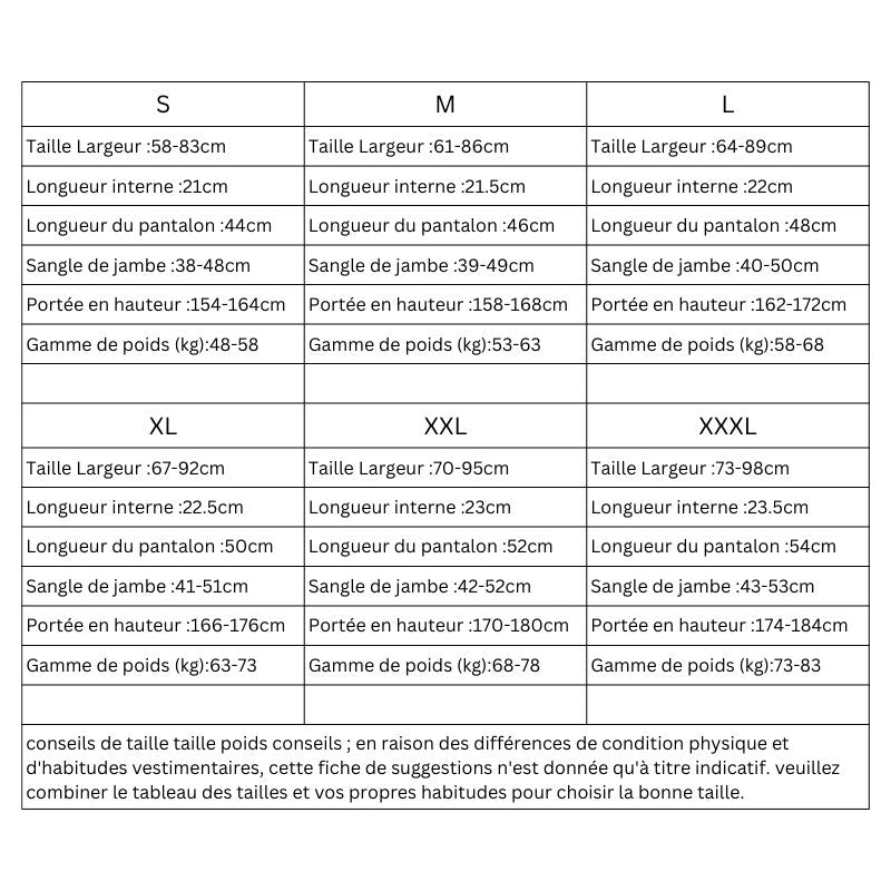 Taille du Produit , Cuissard pour femme cycliste