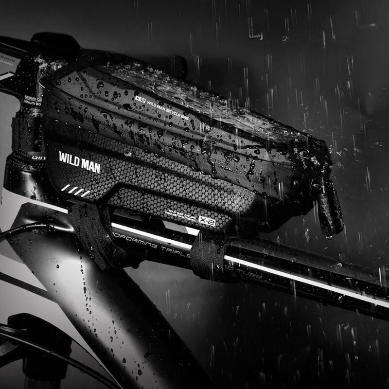 Pochette Vélo à Écran Tactile : Coque Rigide pour Téléphone, Écran Tactile Haute Capacité, Vélo de Route VTT, Sac de Cyclisme, Accessoires de Cyclisme