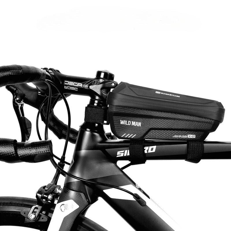 Pochette Vélo à Écran Tactile : Coque Rigide pour Téléphone, Écran Tactile Haute Capacité, Vélo de Route VTT, Sac de Cyclisme, Accessoires de Cyclisme