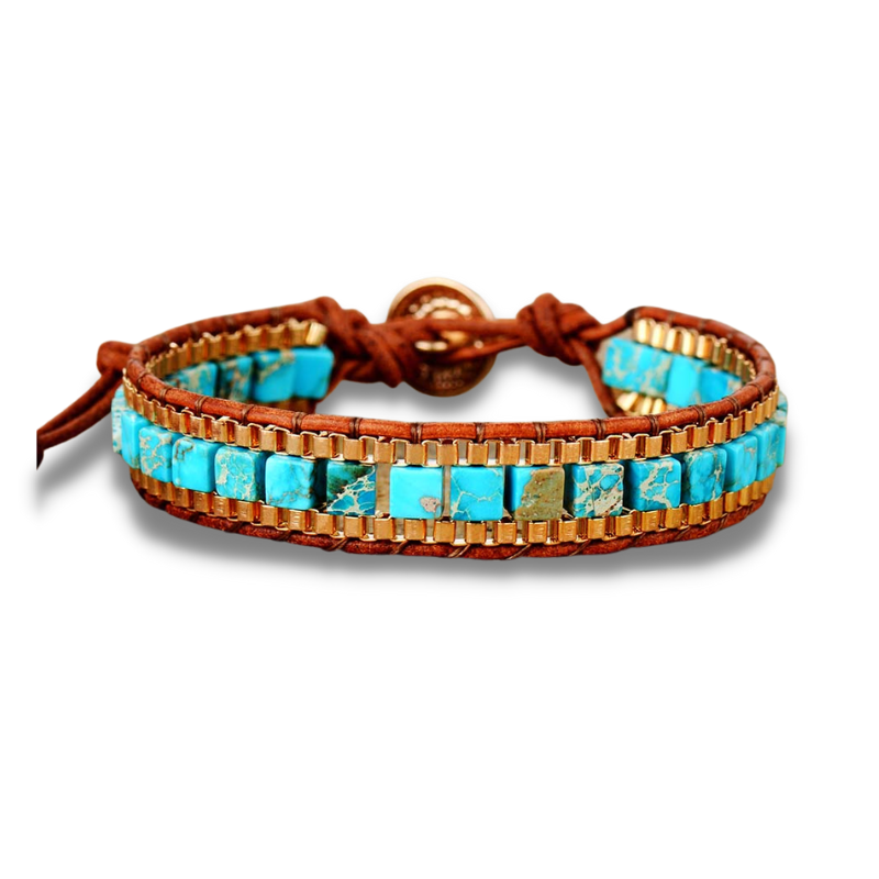 Bracelets bohème en pierres tissé à la main⎮Summer & Chic