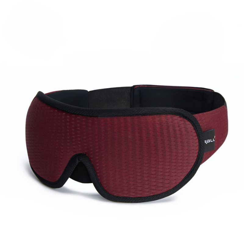 Masque de sommeil 3D Confort Voyage de couleur rouge de la boutique Petites Aventures Yeux Sommeil réparateur Conception ergonomique Léger Respirant
