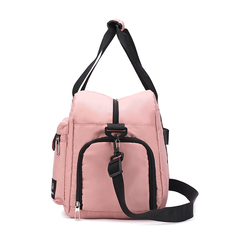 Sac Rose de la collection bagage voyage de la boutique Petites Aventures Sac de voyage Sac de sport Sac polyvalent Grande capacité Sac à main Sac à bandoulière Accessoires de voyage Accessoires de sport Sac de voyage mixte Sac de sport mixte