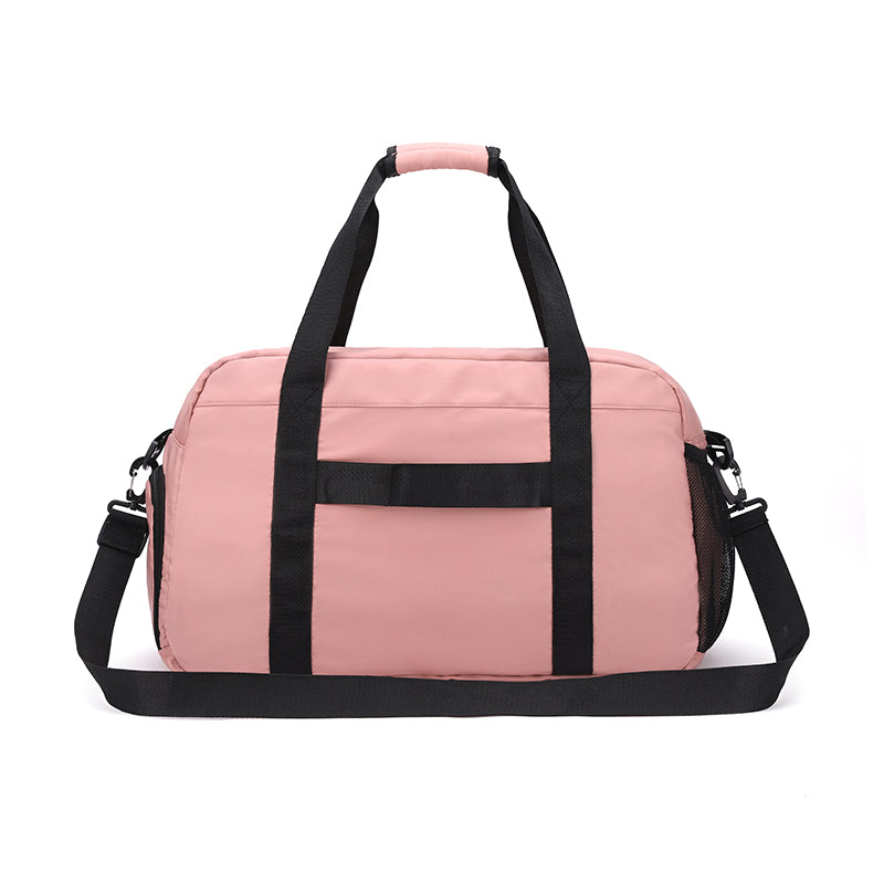 Vue arrière du ac Rose de la collection bagage voyage de la boutique Petites Aventures Sac de voyage Sac de sport Sac polyvalent Grande capacité Sac à main Sac à bandoulière Accessoires de voyage Accessoires de sport Sac de voyage mixte Sac de sport mixte