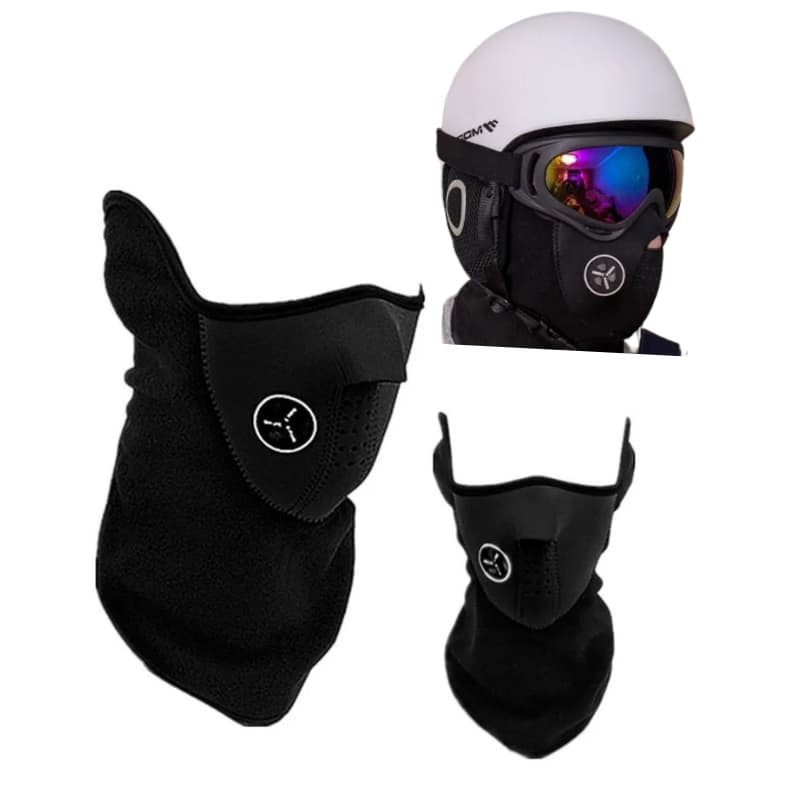 Casque de ski adulte en Blanc Street, design urbain et tendance, avec lunettes et masque pour une aventure de ski totale.