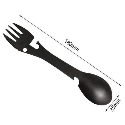 Mesure et Taille de la CUITOCHETTE 6-en-1 - Outil de survie multifonctionnel pour le camping et les activités de plein air.