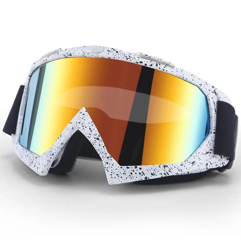 Lunettes de Ski Anti-Buée avec Protection UV, Cadre en Résine PC, Confortable pour Tous, Idéales pour Sports d'Hiver et Activités en Plein Air