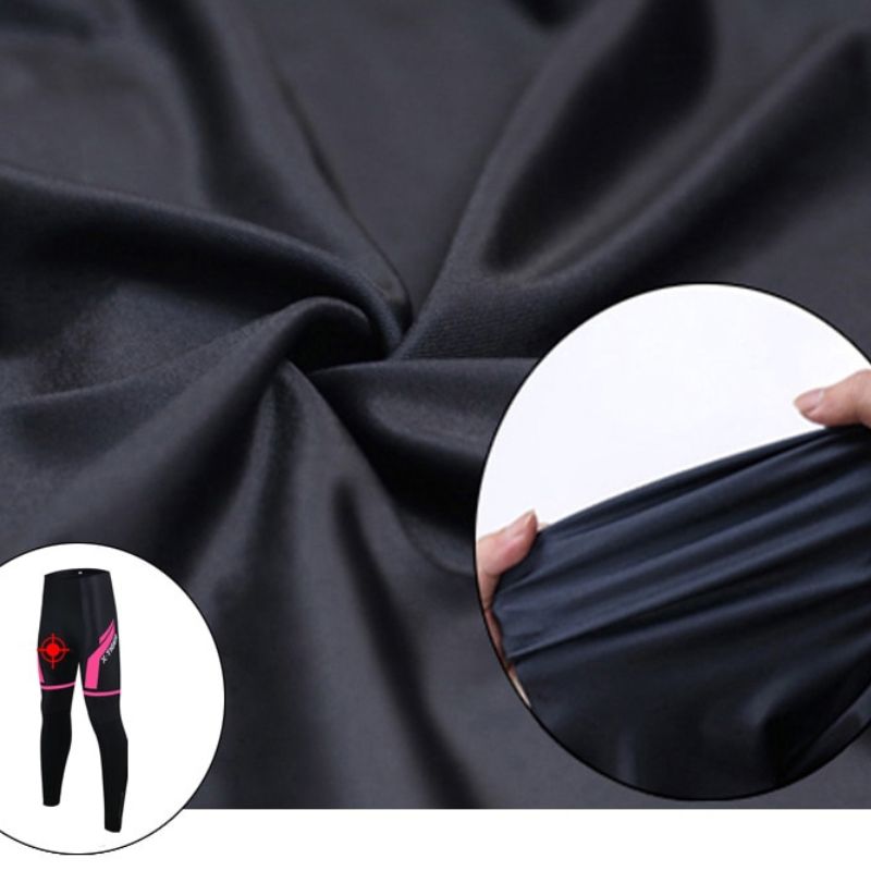 Pantalon de cyclisme pour femmes Rose et Bleu, offrant un confort Gel 3D, une technologie anti-transpiration et un design élégant pour les cyclistes passionnées.