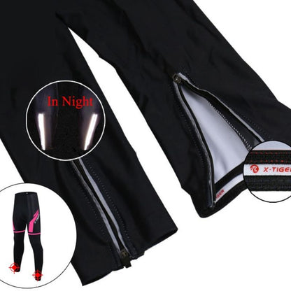 Pantalon de cyclisme pour femmes Rose et Bleu, offrant un confort Gel 3D, une technologie anti-transpiration et un design élégant pour les cyclistes passionnées.