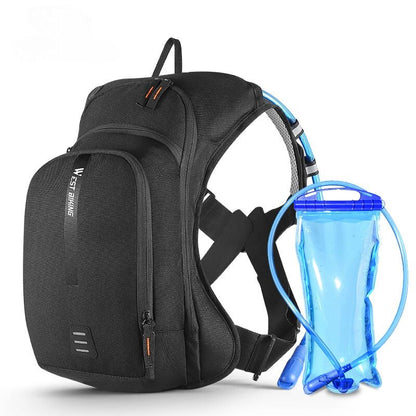 Sac à dos noir de randonnée ergonomique avec système d'hydratation intégré, idéal pour les activités en plein air et les aventures en montagne. collection Montagne & Randonnée de la boutique Petites Aventures