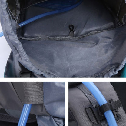Sac à dos de randonnée 65L en nylon imperméable avec sangles ajustables, idéal pour le camping, l'escalade et le trekking