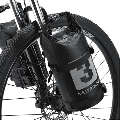 Image du Sac de Fourche de Vélo Étanche pour des balades à vélo sans souci. Accessoire de vélo, sacoche de guidon, rangement pour cyclistes, sac de cadre, équipement de cyclisme.