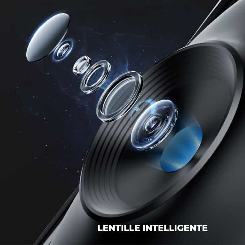 Support intelligent pour trépied de téléphone avec stabilisateur de cardan, rotation à 360° et suivi automatique du visage pour des prises de vue parfaites.