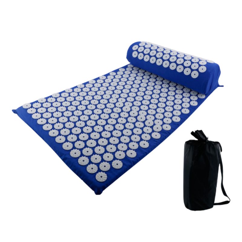 Tapis d'Acupression - Soulagement du Dos et du Cou - Oreiller d'Acupression - Relaxation Profonde - Points d'Acupression - Détente Musculaire - Qualité du Sommeil - Bien-être Personnel"