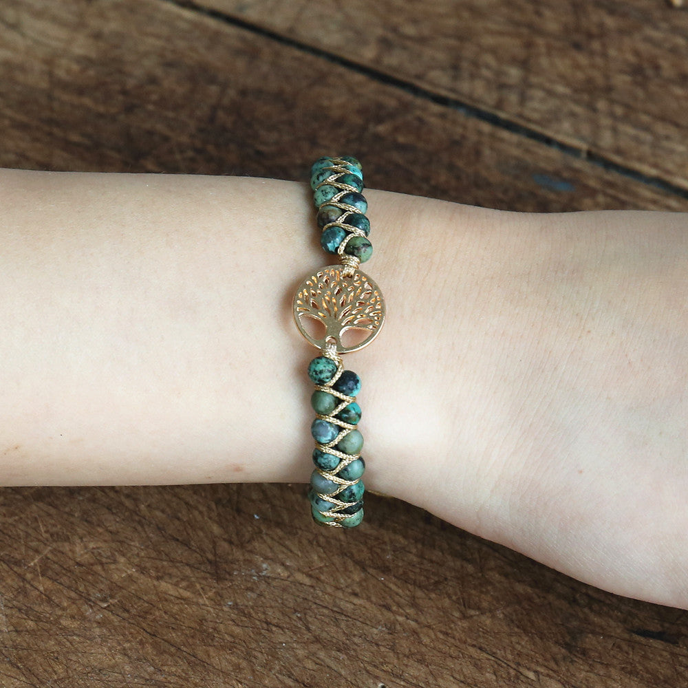Bracelets porte-bonheur en perles tressées fait main⎮Summer & Chic