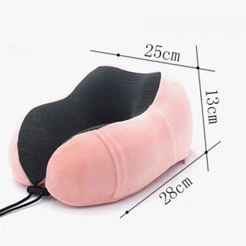 Mesure Oreiller de voyage de couleur bleu Masque de nuit pour les yeux Kit de voyage confortable Ensemble oreiller et masque Accessoires de voyage Boules Quies collection confort voyage de la boutique Petites Aventures
