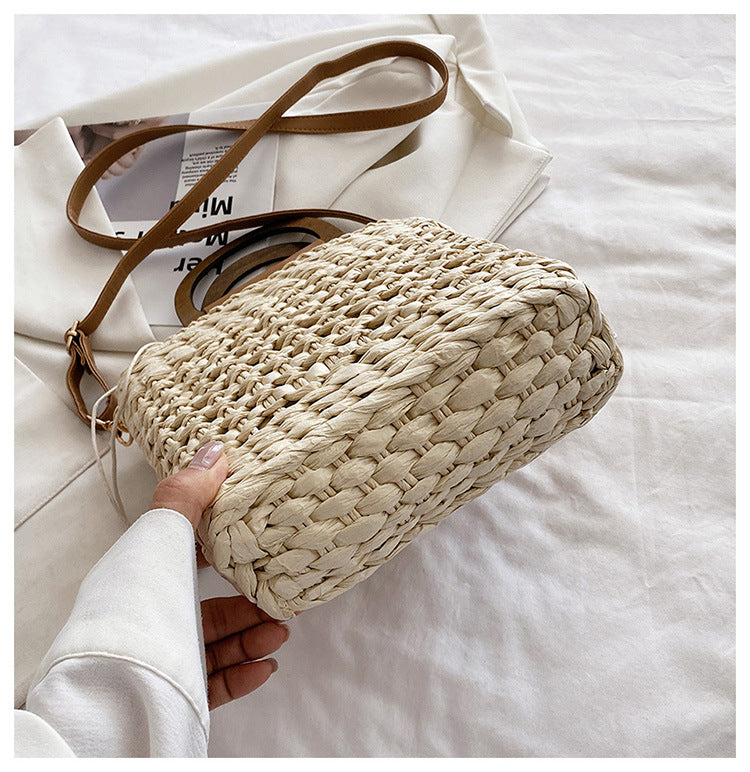Sac à main de plage en paille pour femme⎮Summer & Chic