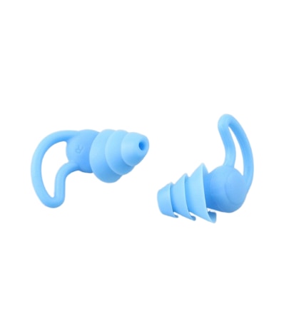 Bouchons de couleur bleu d'oreille avion pour voyage Protégez vos oreilles en voyage Bouchons d'oreille pour vol long-courrier Réduisez le bruit en voyage collection confort voyage de la boutique Petites Aventures