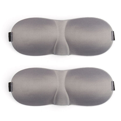 Masque de sommeil 3D en lot de 2 pour voyages Sommeil Repos Masque de sommeil doux Masque de sommeil 3D Lot de 2 masques de sommeil kit de voyage Confort Boutique Petites Aventures Beauté et bien-être. Bandeau pour les yeux accessoires de voyage Boutique Petites Aventures gris