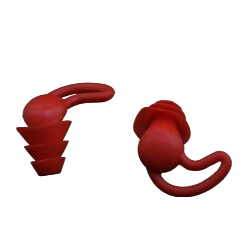 Bouchons de couleur rouge d'oreille avion pour voyage Protégez vos oreilles en voyage Bouchons d'oreille pour vol long-courrier Réduisez le bruit en voyage collection confort voyage de la boutique Petites Aventures