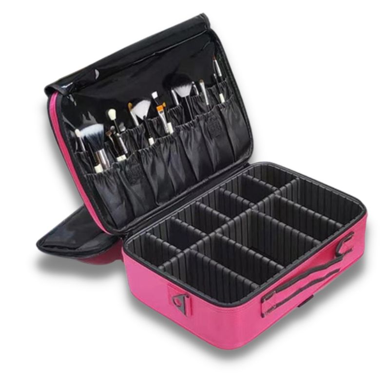 Trousse à cosmétique de couleur Rose Trousse de maquillage Accessoire de voyage Trousse de toilette Rangement de maquillage Trousse professionnelle Trousse de rangement lection bagage voyage de la boutique Petites Aventures
